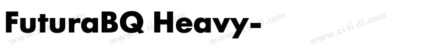 FuturaBQ Heavy字体转换